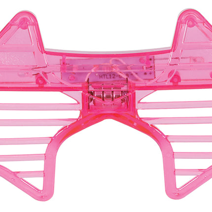 Sternenbrille Rosa mit Licht