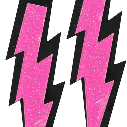 Neon 80S Accessoires Set Bright Pink 5 Stück