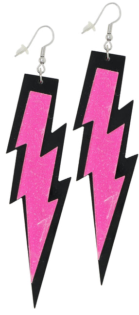 Neon 80S Accessoires Set Bright Pink 5 Stück