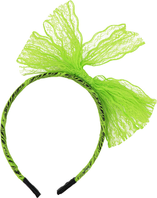 Neon 80S Zubehör Set Hellgrün 5 Stück