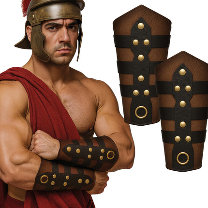 Römisches Armband Braun 2tlg