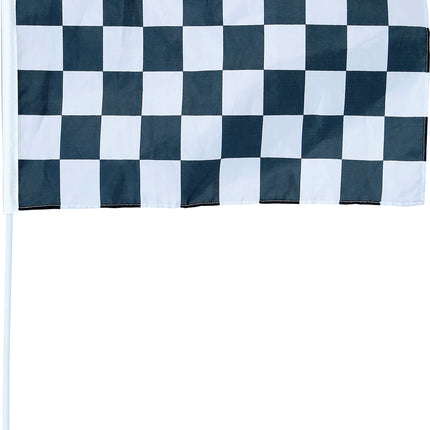 Race Flag Schwarz Weiß 45x30 cm