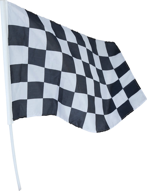 Race Flag Schwarz Weiß 45x30 cm
