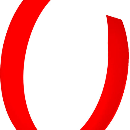 Neon Reif-Ohrringe rot