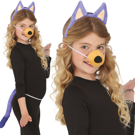 Hundekostüm Set 3-teilig