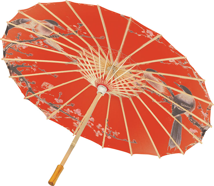 Roter japanischer Regenschirm 82 cm