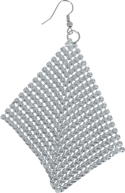 Metallische Ohrringe 9 cm