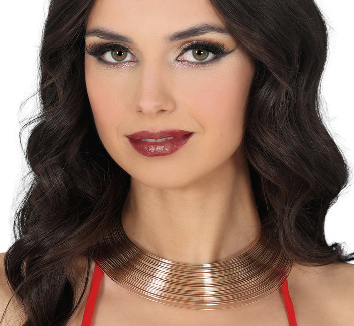Gold Metallic Halsband