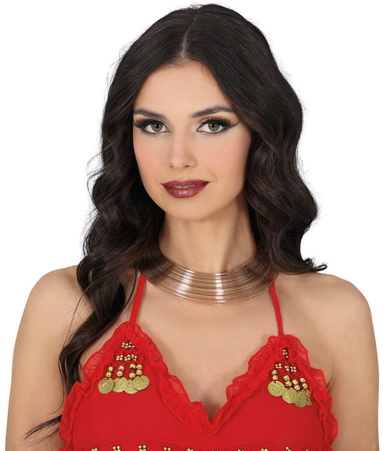 Gold Metallic Halsband
