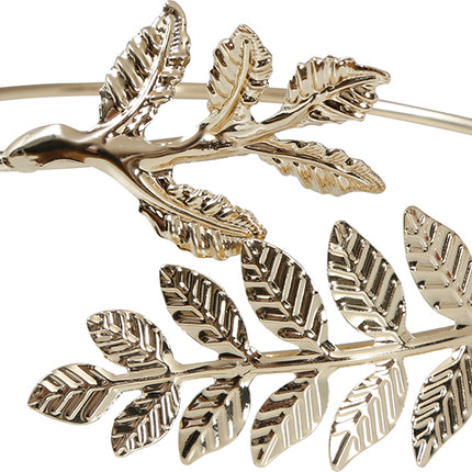 Metall-Lorbeer-Armband