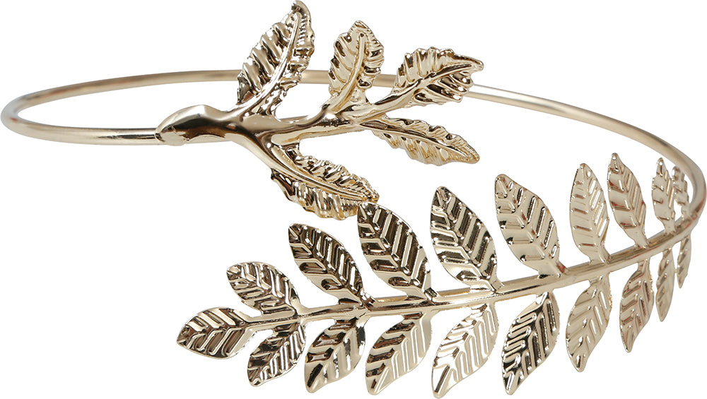 Metall-Lorbeer-Armband