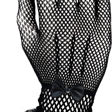 Schwarze Handschuhe Spitze