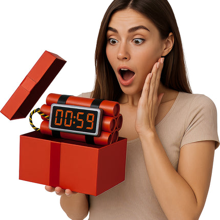 Rot Schwarz Fake Dynamit 22cm