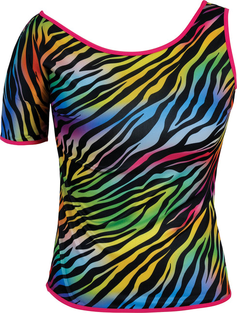 Zebra-T-Shirt, Erwachsener