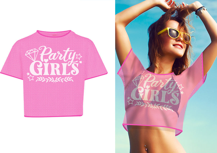 Party-Girls Mesh-T-Shirt