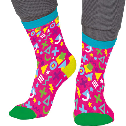 80er rosa Socken Erwachsene