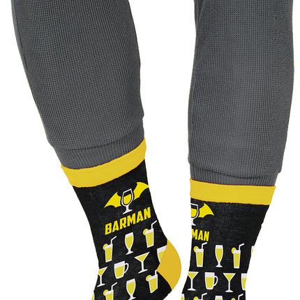 Barman Socken Schwarz Gelb