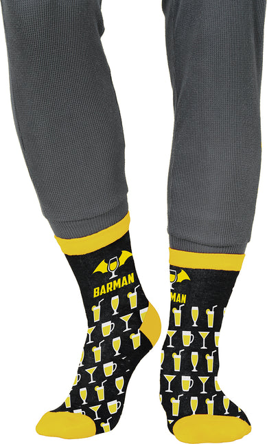 Barman Socken Schwarz Gelb