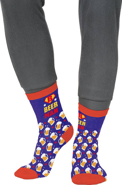 Beerman Socken Erwachsene Blau Rot
