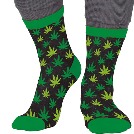 Weed Socken Schwarz Grün Erwachsene