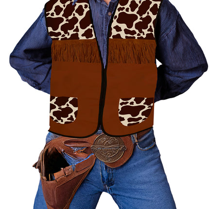 Cowboyweste Braun Kind