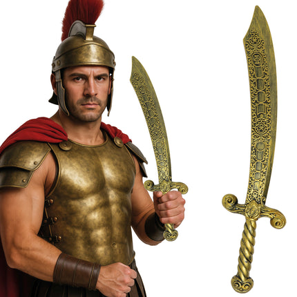 Goldenes Fake-Schwert 55cm