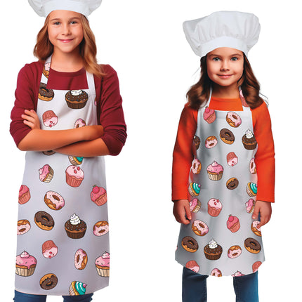 Bunte Schürze Kind Cupcakes