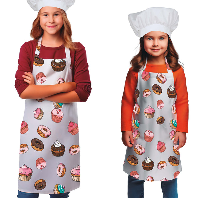 Bunte Schürze Kind Cupcakes