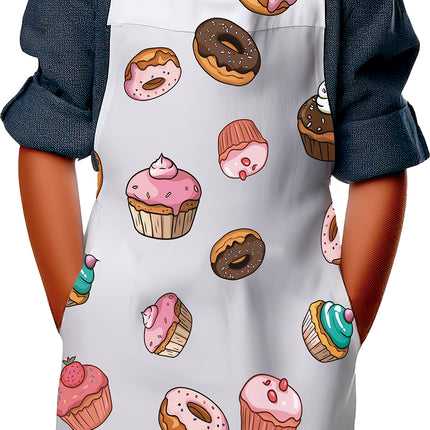 Bunte Schürze Kind Cupcakes