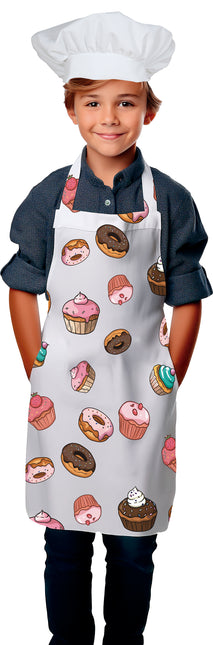 Bunte Schürze Kind Cupcakes