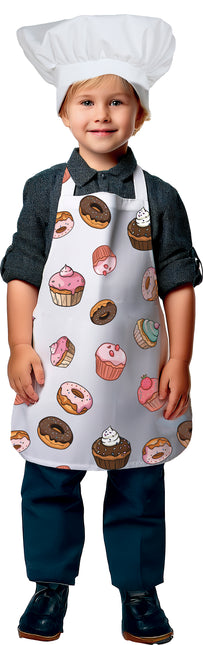 Bunte Schürze Kind Cupcakes