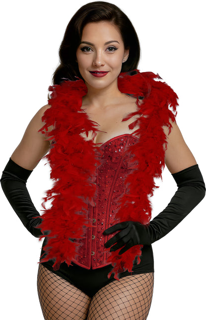 Boa-Feder, 80 gr rot