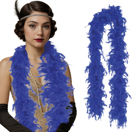 Boa-Feder, 80 gr blau