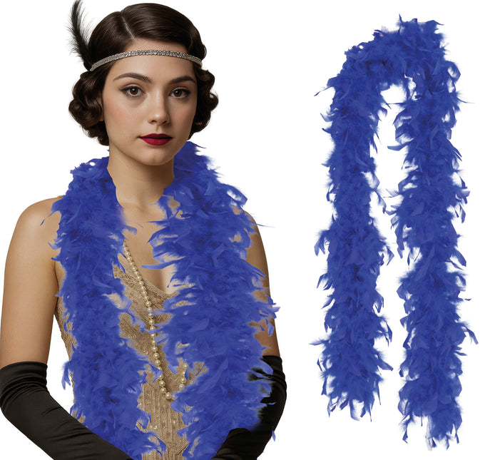 Boa-Feder, 80 gr blau