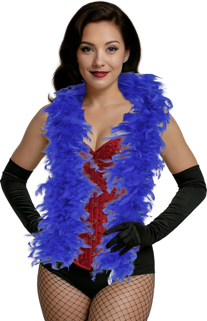 Boa-Feder, 80 gr blau