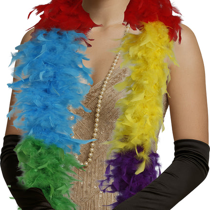 Boa-Feder, 80 gr mehrfarbig