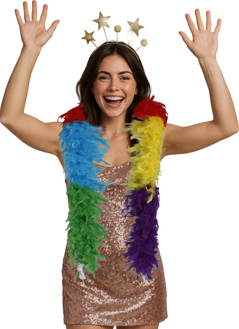 Boa-Feder, 80 gr mehrfarbig