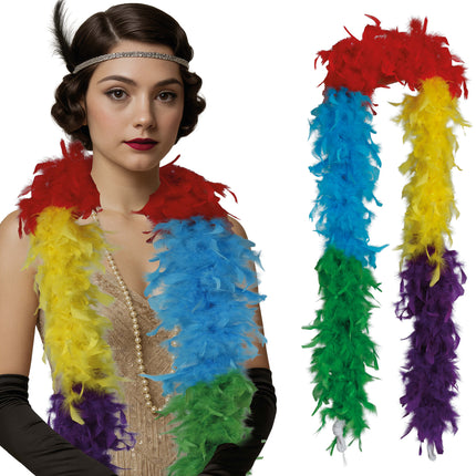 Boa-Feder, 80 gr mehrfarbig