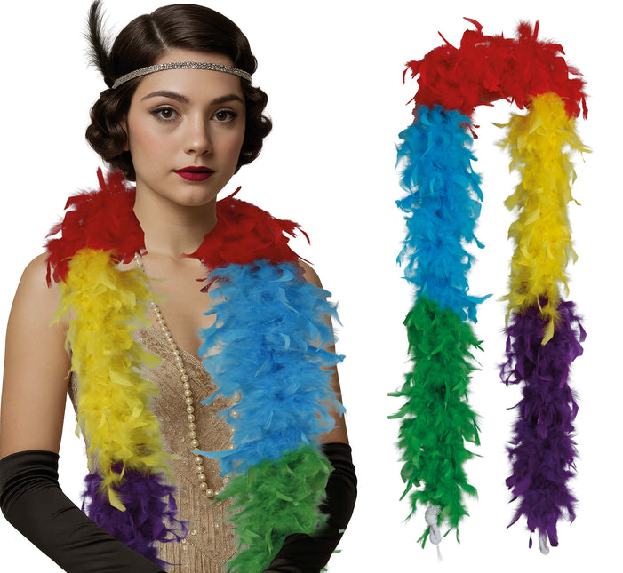 Boa-Feder, 80 gr mehrfarbig