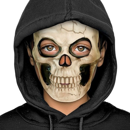 KINDERMASKE „TOTENKOPF“ – KUNSTSTOFF