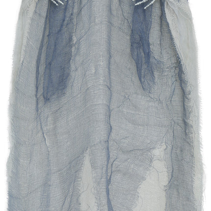 Halloween Puppe Graues Skelett mit Umhang