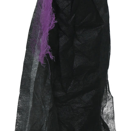 Halloween Skelett Schwarz Lila Skelett 90cm