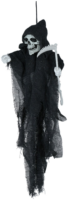 Halloween Puppe Skelett mit Sense
