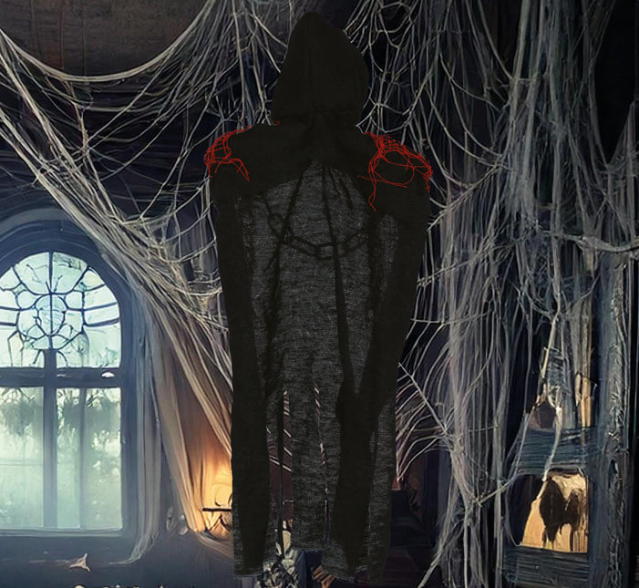 Halloween Puppe Geist mit Kette 50cm