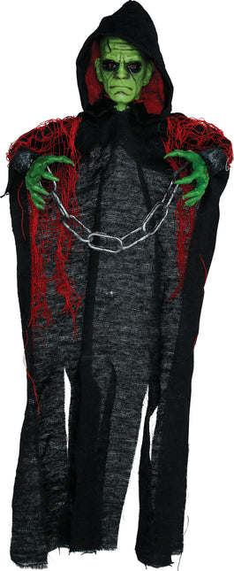 Halloween Puppe Geist mit Kette 50cm