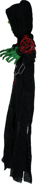 Halloween Puppe Geist mit Kette 50cm