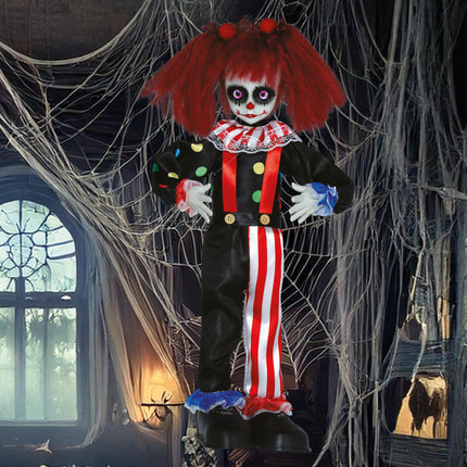 Halloween Puppe Clown 40cm