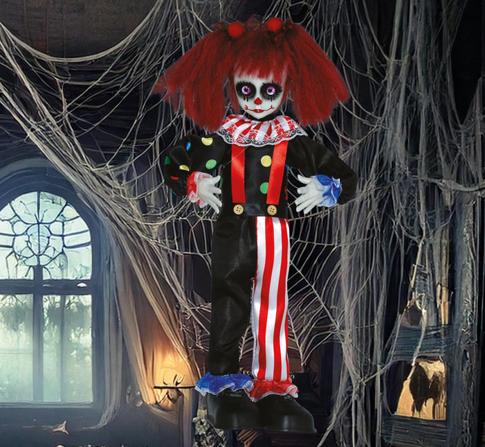 Halloween Puppe Clown 40cm