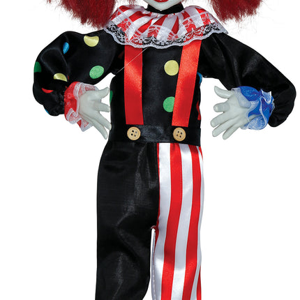 Halloween Puppe Clown 40cm