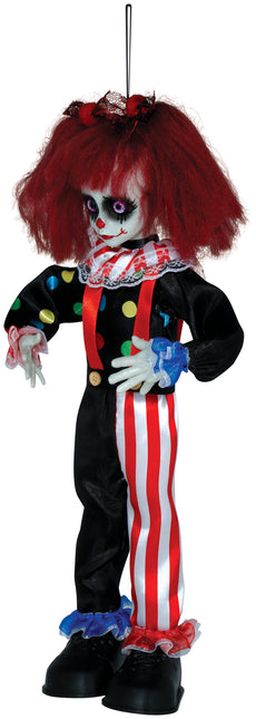 Halloween Puppe Clown 40cm